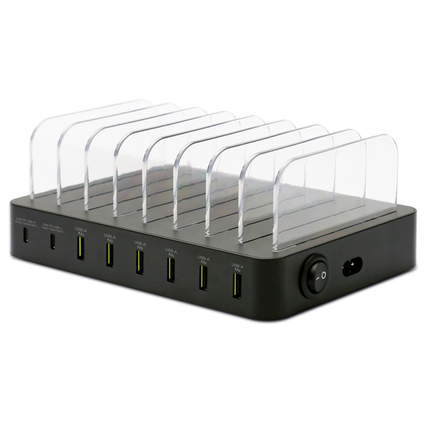 NAXA(R) - Naxa NAP-5004 75-Watt 8-in-1 Device Charging Station for Apple and Android
