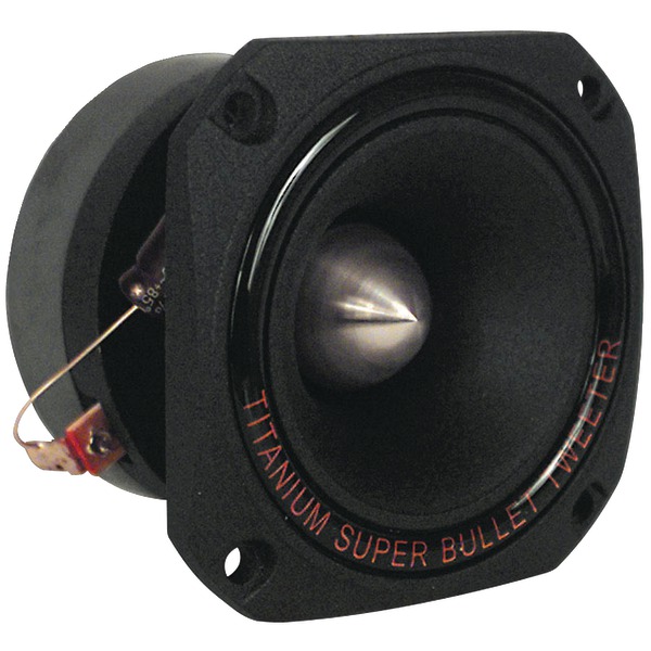 PYRAMID(R) CAR AUDIO - Pyramid Car Audio TW44 Die-Cast Aluminum Titanium Super Tweeter (1 Inch, 300 Watts)