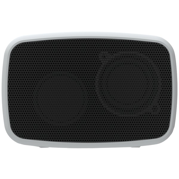 EMATIC(R) - Ematic ESQ206SL RuggedLife 15-Watt Water-Resistant Bluetooth Rechargeable Speaker and Speakerphone (Silver)