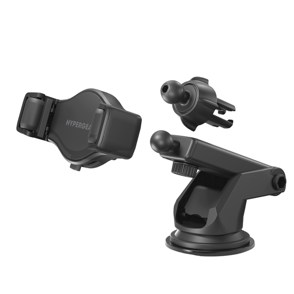HYPERGEAR(R) - HyperGear 15868 Roller Grip Phone Mount Kit, Black